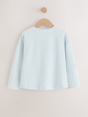 Blue Embroidered Butterfly Long Sleeve Top (3-16yrs) - Image 6 of 8