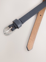 Grey Skinny Leather Belt - Image 4 of 5