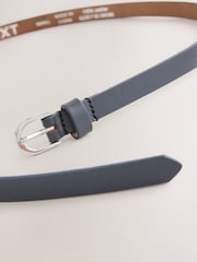 Grey Skinny Leather Belt - Image 5 of 5