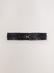 Black Wide Studded Corset Belt - Image 1 of 4