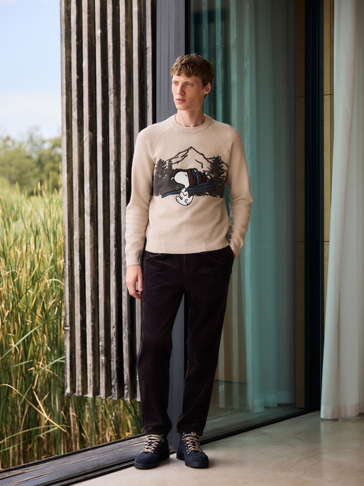Neutrale Farbe - Snoopy Christmas Jumper - Bild 2 von 9 Neutrale Farbe - Snoopy Christmas Jumper - Bild 2 von 9