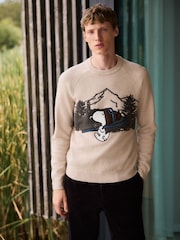 Neutrale Farbe - Snoopy Christmas Jumper - Bild 4 von 9