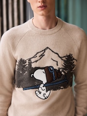 Neutrale Farbe - Snoopy Christmas Jumper - Bild 5 von 9