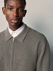 Stone N. Premium Zip Up Ultrasoft Knitted Jacket - Image 9 of 13