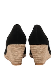 Lotus Black Wedge Slip-On Shoes - Image 3 of 4