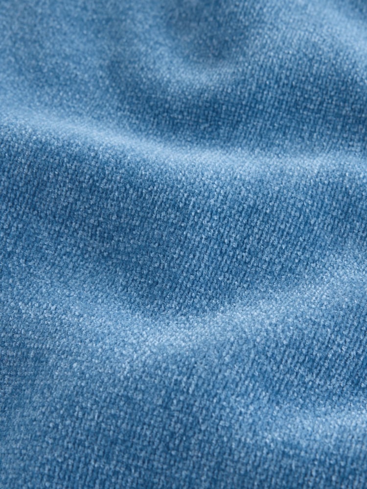 Blue Chenille Crew Neck Jumper - Image 7 of 7