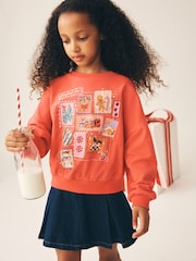 Red Sequin Christmas Gingerbread - Dukserica dugih rukava (3-16god) - Slika 1 od 4
