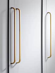 Pushka Home Gold Curved Cabinet Bar Handle - Image 2 of 4