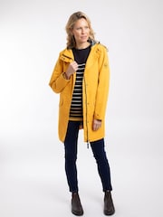 צהוב - Weird Fish ז'קט חסין מים, דגם Delara - תמונה 5 מתוך 7