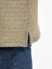 Weird Fish Purple Cruiser Quarter Zip Macaroni Sweater - Image 5 of 7