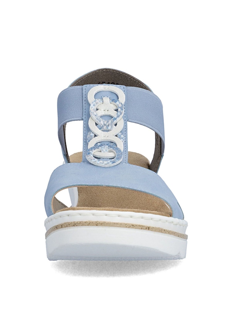 Rieker Blue Sandals - Image 7 of 7 Rieker Blue Sandals - Image 7 of 7