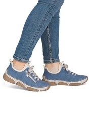 Rieker Elasticated Blue Shoes - Image 1 of 7