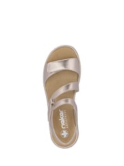 Rieker סנדלים באפקט מטאלי - תמונה 6 מתוך 7