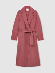 Վարդագույն - Reiss Marlowe Wool-Blend Double-Breasted Blind-Seam Coat - Պատկեր 2 10-ից
