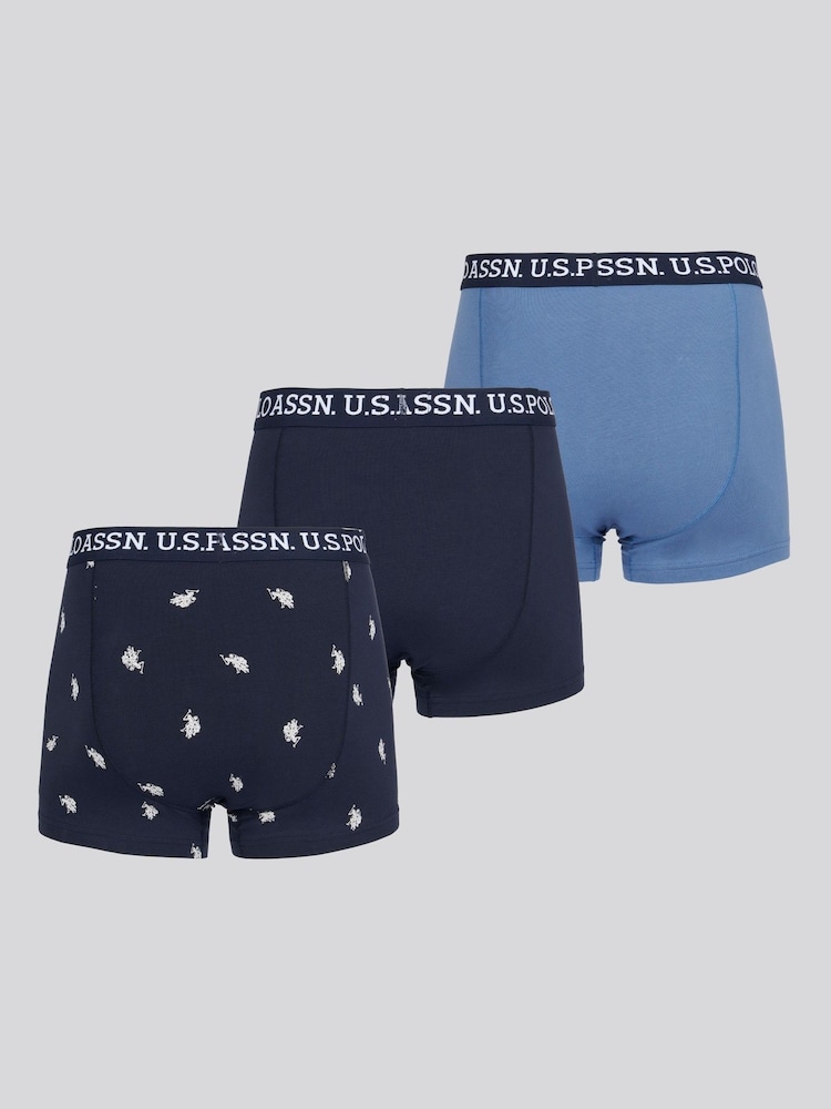U.S. Polo Assn. Mens Mixed Boxer Shorts 3 Pack - Imagen 7 de 7