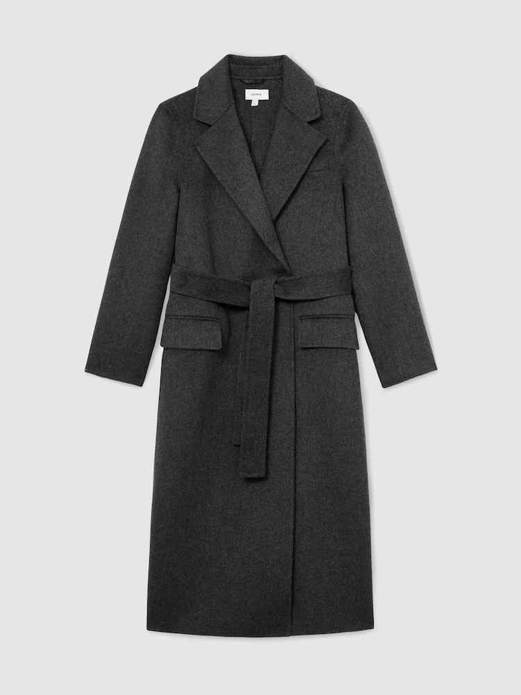 Ածխագույն մոխրագույն - Reiss Marlowe Wool-Blend Double-Breasted Blind-Seam Coat - Պատկեր 2 12-ից Ածխագույն մոխրագույն - Reiss Marlowe Wool-Blend Double-Breasted Blind-Seam Coat - Պատկեր 2 12-ից