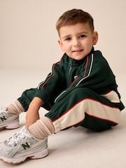 Green/White Half Zip Top and Joggers Set (3mths-7yrs) - Image 4 of 4