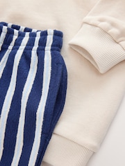 Blue Crew Neck Joggers Set (3mths-7yrs) - Image 5 of 5
