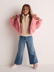 Superdry Rose Pink Everest Padded Bomber Coat - Image 2 of 16