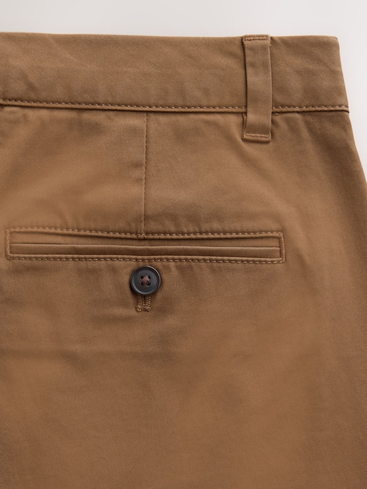 Tan Brown Slim Fit Cotton Rich Stretch Chinos - Image 10 of 10 Tan Brown Slim Fit Cotton Rich Stretch Chinos - Image 10 of 10