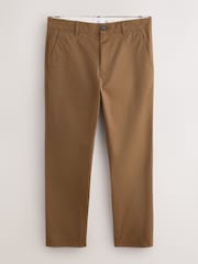 Tan Brown Slim Fit Cotton Rich Stretch Chinos - Image 7 of 10