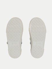 Bleu - Start-Rite Mary Jane Rip Tape Washable Kids Canvas Shoes - Image 6 de 7