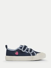 Start-Rite Navy Tide Double Bar Kids Washable Canvas Shoes - Image 1 of 7