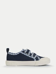 Start-Rite Navy Tide Double Bar Kids Washable Canvas Shoes - Image 3 of 7