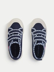 Start-Rite Navy Tide Double Bar Kids Washable Canvas Shoes - Image 5 of 7