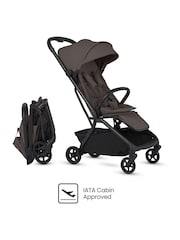 Silver Cross Chocolate Nia Compact Travel Stroller with Carrycot - Image 2 of 6