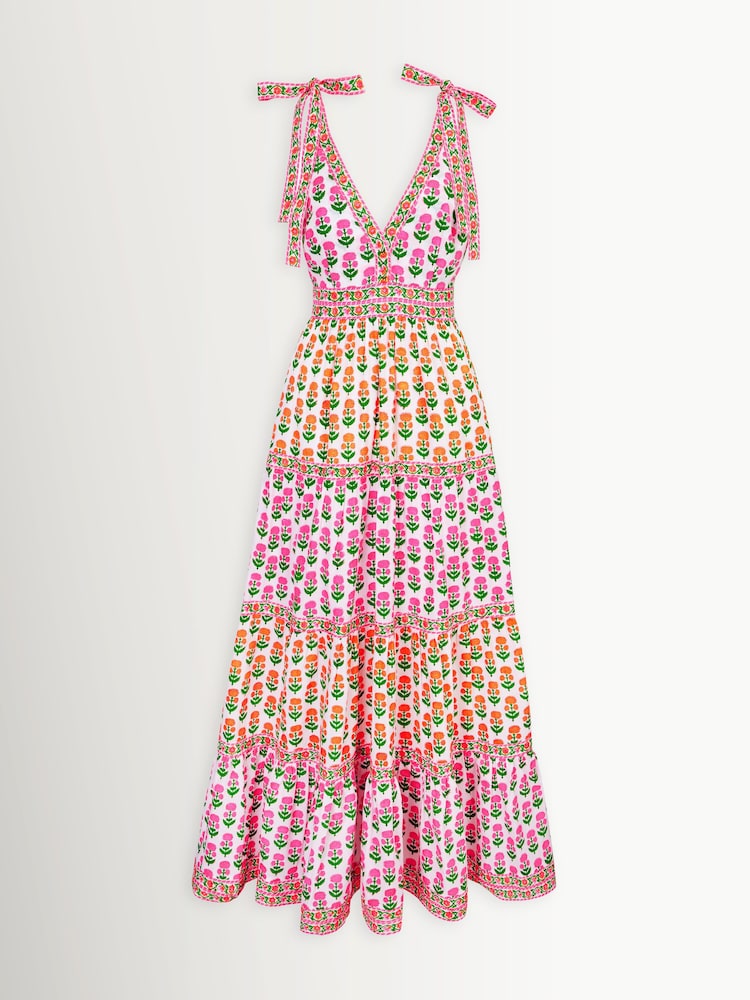 Pink City Prints Pink Amour Dress - Image 1 of 1 Pink City Prints Pink Amour Dress - Image 1 of 1