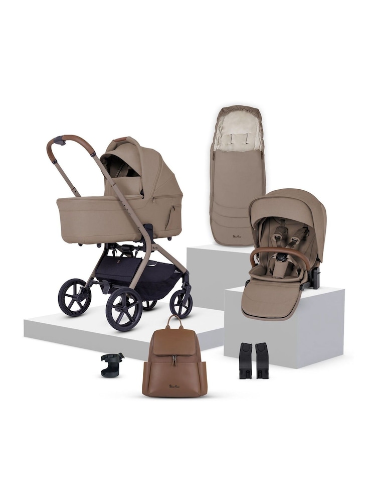 Silver Cross Champagne Breez Stroller Accessory Bundle - Image 1 of 6 Silver Cross Champagne Breez Stroller Accessory Bundle - Image 1 of 6