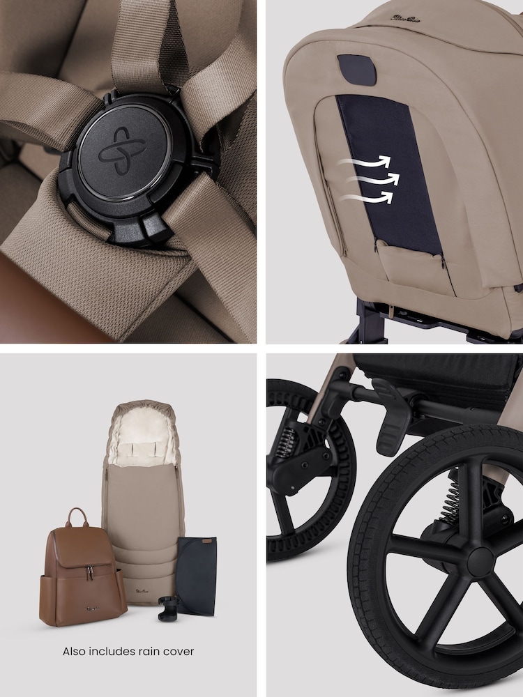 Silver Cross Champagne Breez Stroller Accessory Bundle - Image 6 of 6 Silver Cross Champagne Breez Stroller Accessory Bundle - Image 6 of 6