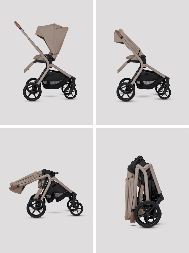 Silver Cross Champagne Breez Stroller Infant Carrier Bundle - Image 2 of 6 Silver Cross Champagne Breez Stroller Infant Carrier Bundle - Image 2 of 6