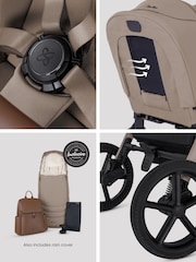 Silver Cross Champagne Breez Stroller Infant Carrier Bundle - Image 4 of 6