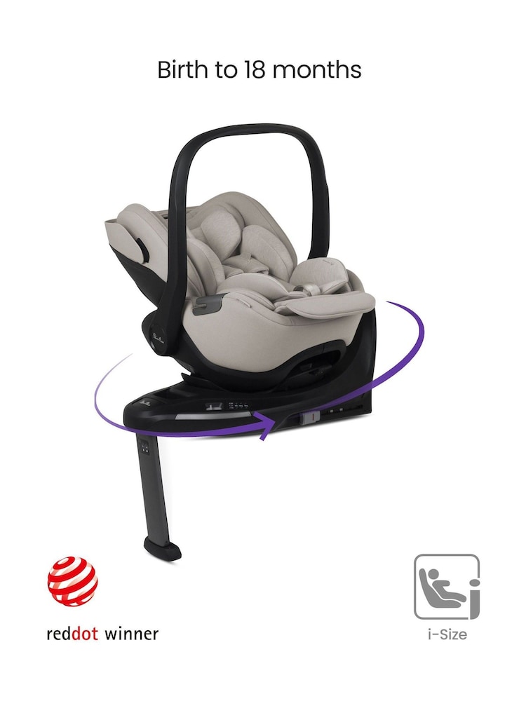 Silver Cross Champagne Breez Stroller Infant Carrier Bundle - Image 6 of 6 Silver Cross Champagne Breez Stroller Infant Carrier Bundle - Image 6 of 6