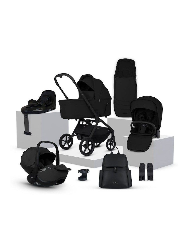 Silver Cross Onyx Breez Stroller Infant Carrier Bundle - Image 1 of 6