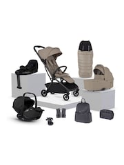 Silver Cross Champagne Nia Compact Stroller Travel System with Accessories - Image 1 of 6