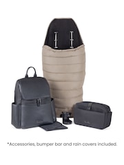 Silver Cross Champagne Nia Compact Stroller Travel System with Accessories - Image 2 of 6