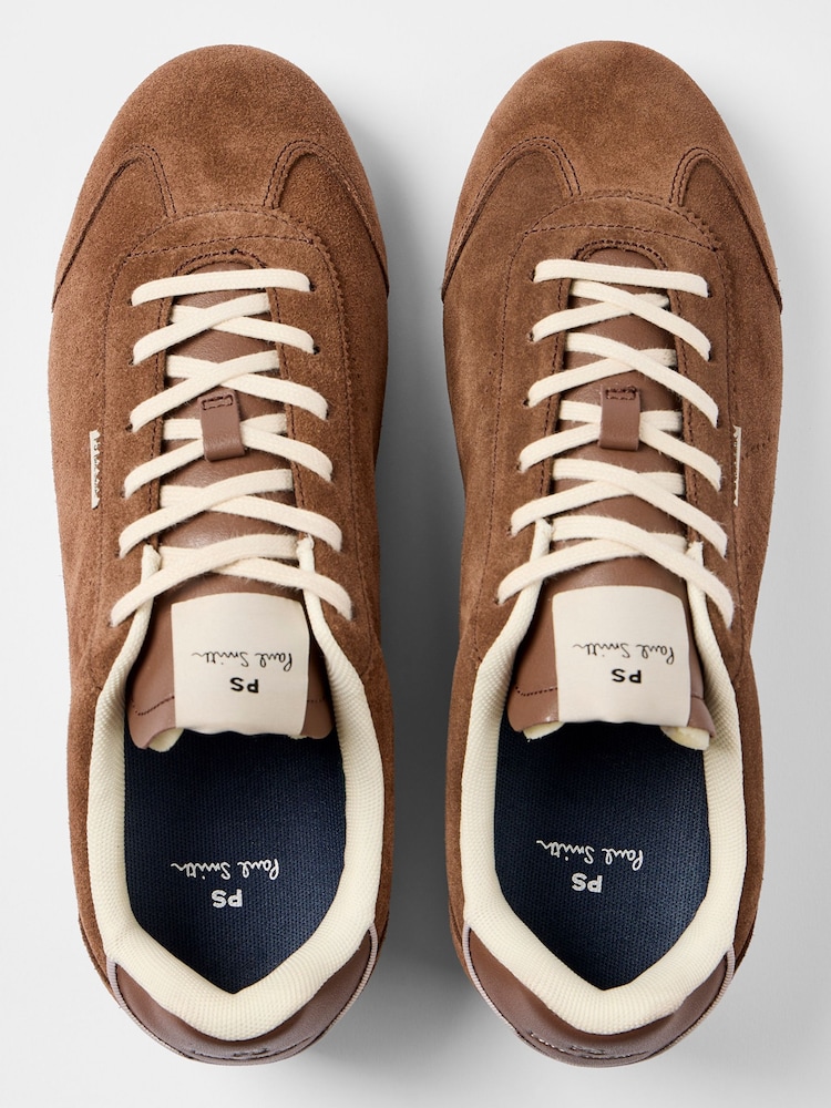 PS Paul Smith Brown Suede Trainers - Image 10 of 10