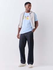 PS Paul Smith Blue Zebra Graphic T-Shirt - Image 2 of 6