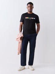 PS Paul Smith Black Price Tag Graphic T-Shirt - Image 2 of 6