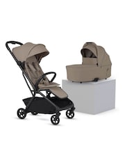 Silver Cross Champagne Nia Compact Travel Stroller with Carrycot - Image 1 of 6