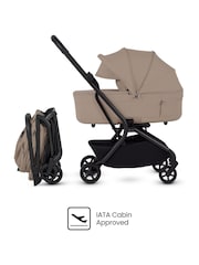 Silver Cross Champagne Nia Compact Travel Stroller with Carrycot - Image 2 of 6