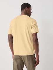 Amarillo - PS Paul Smith Zebra Logo Cotton T-Shirt - Imagen 3 de 6