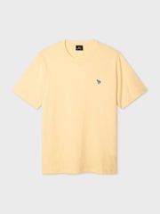 Amarillo - PS Paul Smith Zebra Logo Cotton T-Shirt - Imagen 5 de 6