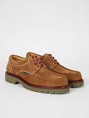 PS Paul Smith Brown Rooster Lace Up Contrast Boat Shoes - Image 2 of 5