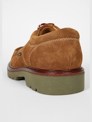 PS Paul Smith Brown Rooster Lace Up Contrast Boat Shoes - Image 5 of 5