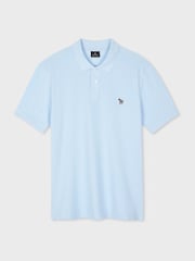 PS Paul Smith Blue Zebra Logo Polo Shirt - Image 1 of 1