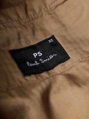 PS Paul Smith Natural Double Pleat Relaxed Fit Trousers - Image 12 of 13